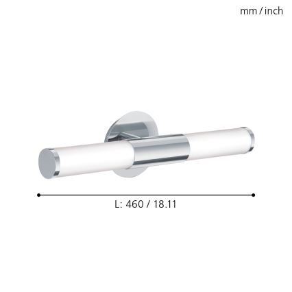 Eglo - Kylpyhuoneen seinävalaisin 2xE14/40W/230V IP44