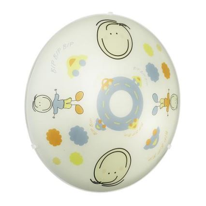 EGLO 88972 - Lasten kattovalaisin JUNIOR 2, 2xE27/60W, värikäs