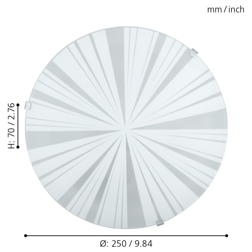 Eglo 89239 - Kattovalo MARS 1 1xE27/60W/230V