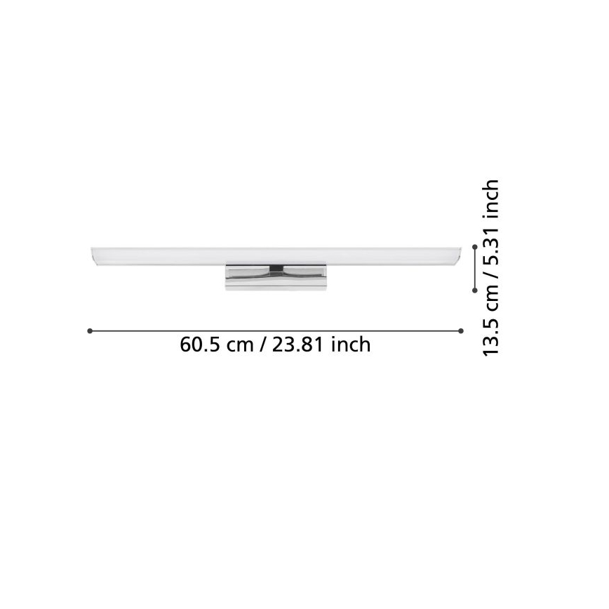 Eglo - LED RGBW himmennettävä kylpyhuoneen peilivalaisin 15,6W/230V IP44 ZigBee