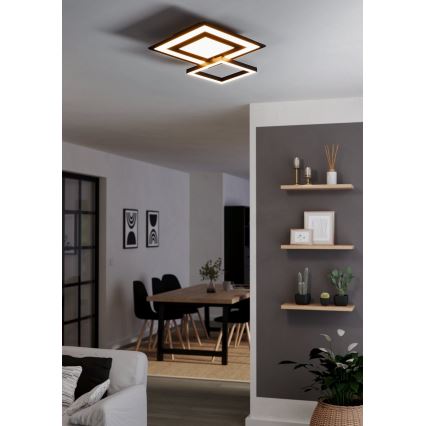 Eglo - LED RGBW Himmennettävä kattovalo LED/21,6W/230V ZigBee