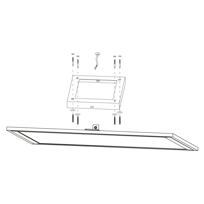 Eglo - LED Himmennettävä kattovalo LED/21,5W/230V valkoinen ZigBee