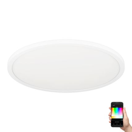 Eglo - LED RGBW Himmennettävä kattovalo LED/16,5W/230V valkoinen ZigBee