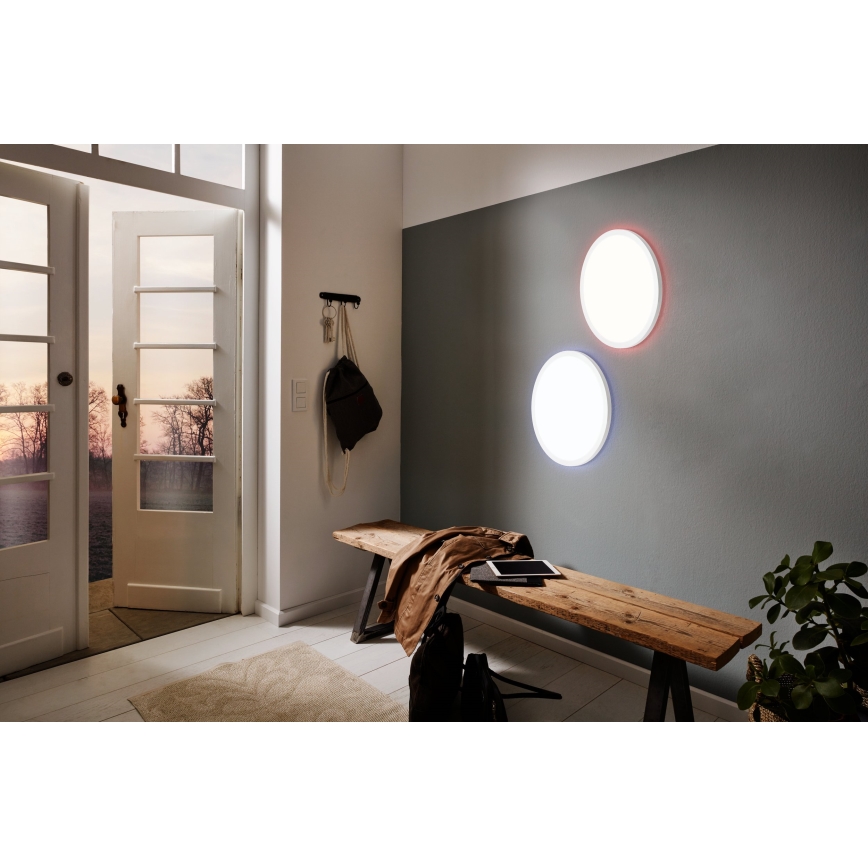 Eglo - LED RGBW Himmennettävä kattovalo LED/16,5W/230V valkoinen ZigBee
