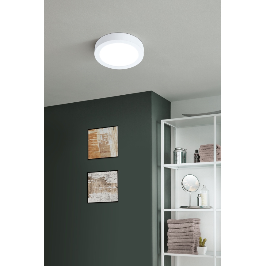 Eglo - LED-himennettävä kylpyhuoneen kattovalaisin LED/16,5W/230V 2700-6500K IP44 ZigBee halkaisija 21 cm