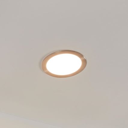 Eglo - Himmennettävä LED-uppovalaisin kylpyhuoneeseen, 10,5 W/230 V, IP44, ZigBee, halkaisija 16,5 cm