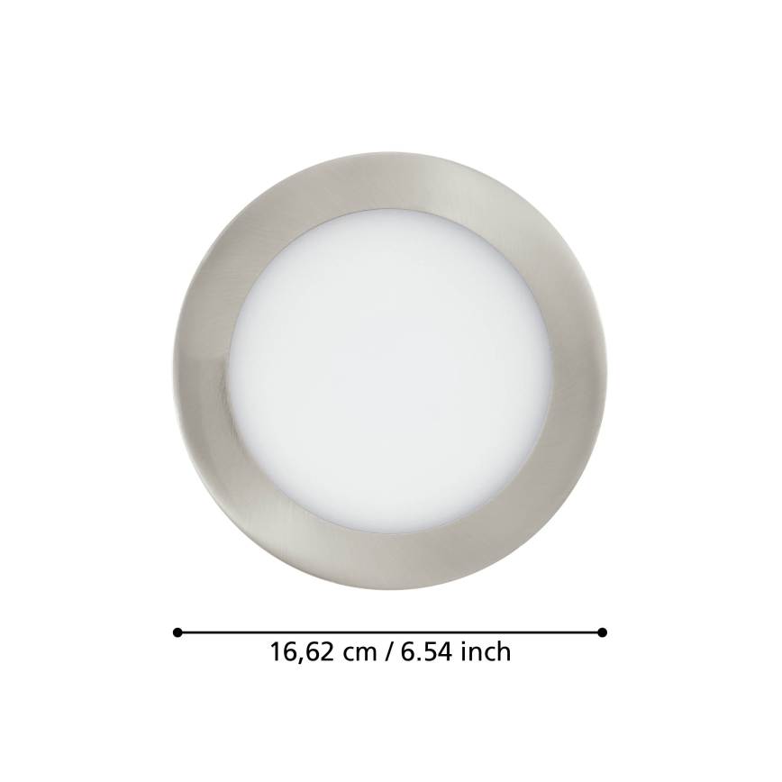 Eglo - Himmennettävä LED-uppovalaisin kylpyhuoneeseen, 10,5 W/230 V, IP44, ZigBee, halkaisija 16,5 cm