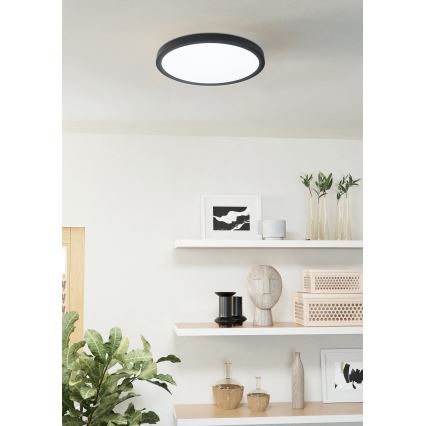 Eglo - LED Himmennettävä kylpyhuonevalaisin LED/19,5W/230V 2700-6500K IP44 musta