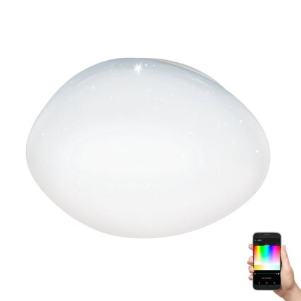 Eglo - LED RGBW himmennettävä kattovalaisin, 33 W, 230 V, Ø 60 cm