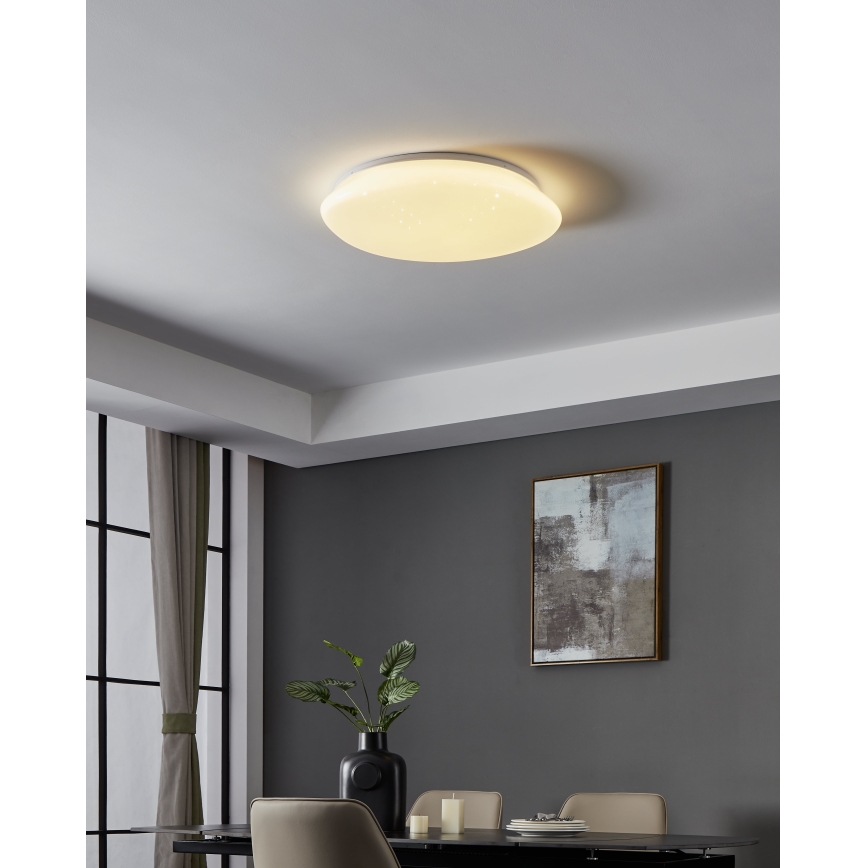 Eglo - LED RGBW himmennettävä kattovalaisin, 33 W, 230 V, Ø 60 cm
