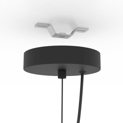 Eglo - Kattokruunu johdossa 1xE27/40W/230V musta