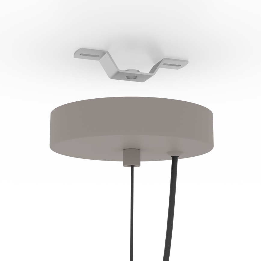 Eglo - Riippuvalaisin 1xE27/40W/230V harmaa