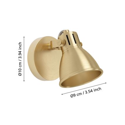 Eglo - LED-seinävalaisin 1xGU10/3W/230V