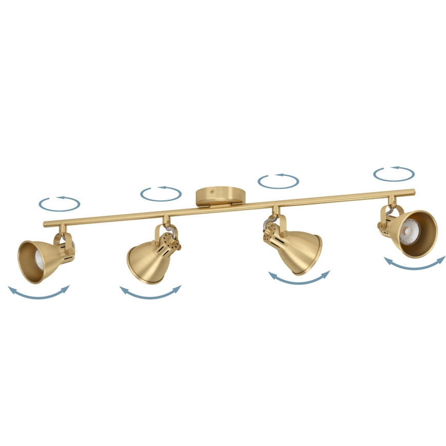 Eglo - LED-kohdevalaisin 4xGU10/3W/230V