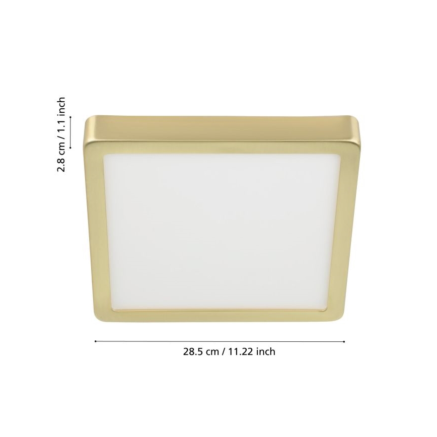 Eglo - LED Kattovalaisin LED/20,5W/230V 28,5x28,5 cm