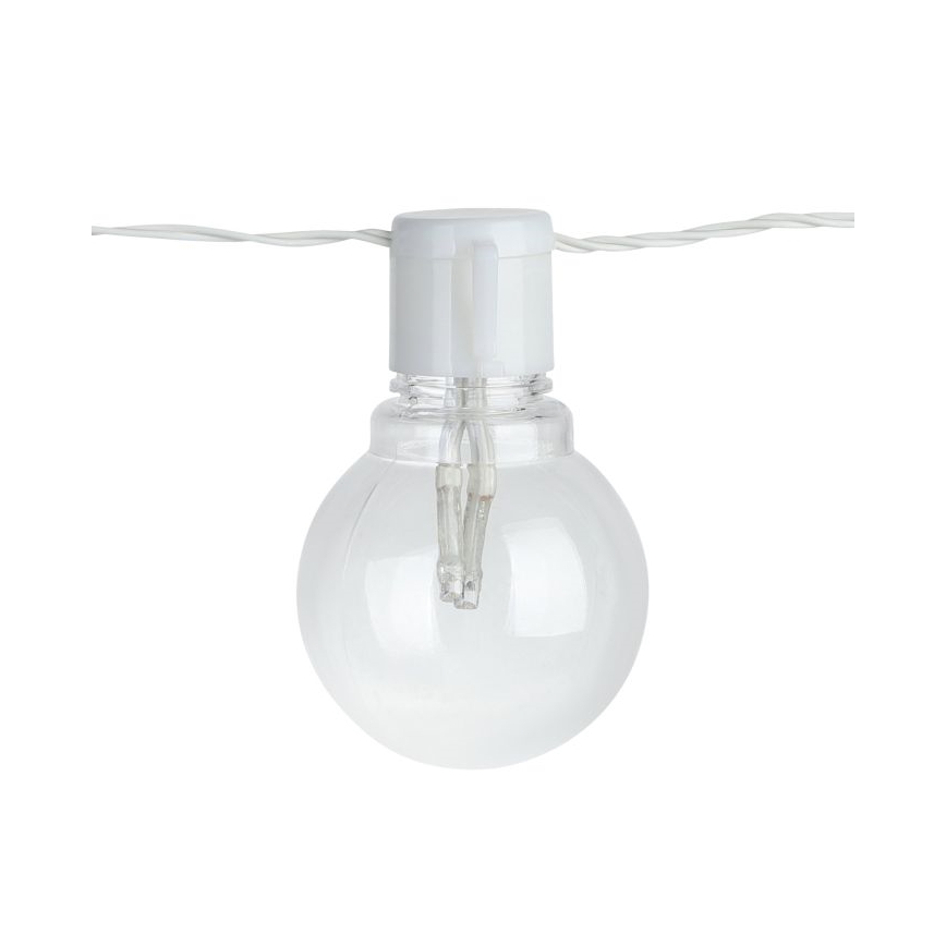 Eglo - LED ulkokäyttöön koristeketju 16xLED/0,064W/24V IP44 valkoinen