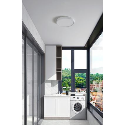 Eglo - LED Kylpyhuoneen kattovalo LED/20,5W/230V IP44 valkoinen