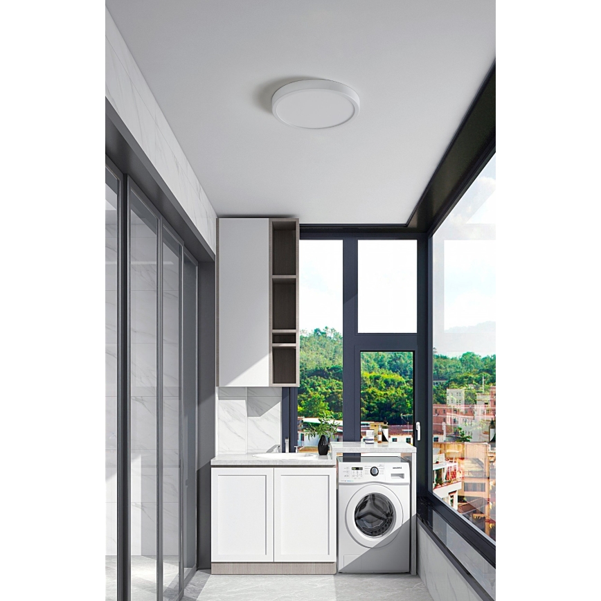 Eglo - LED Kylpyhuoneen kattovalo LED/20,5W/230V IP44 valkoinen