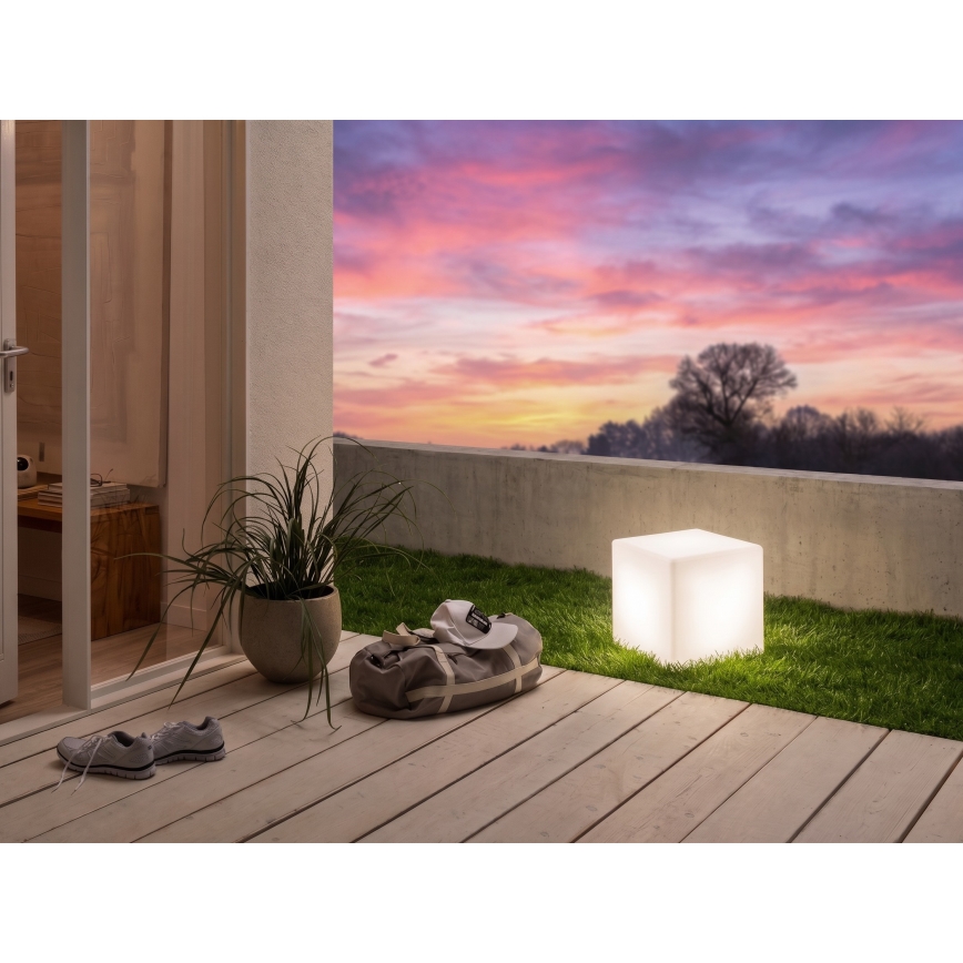Eglo - Ulkolattiavalaisin 1xE27/15W/230V 30x30 cm IP65
