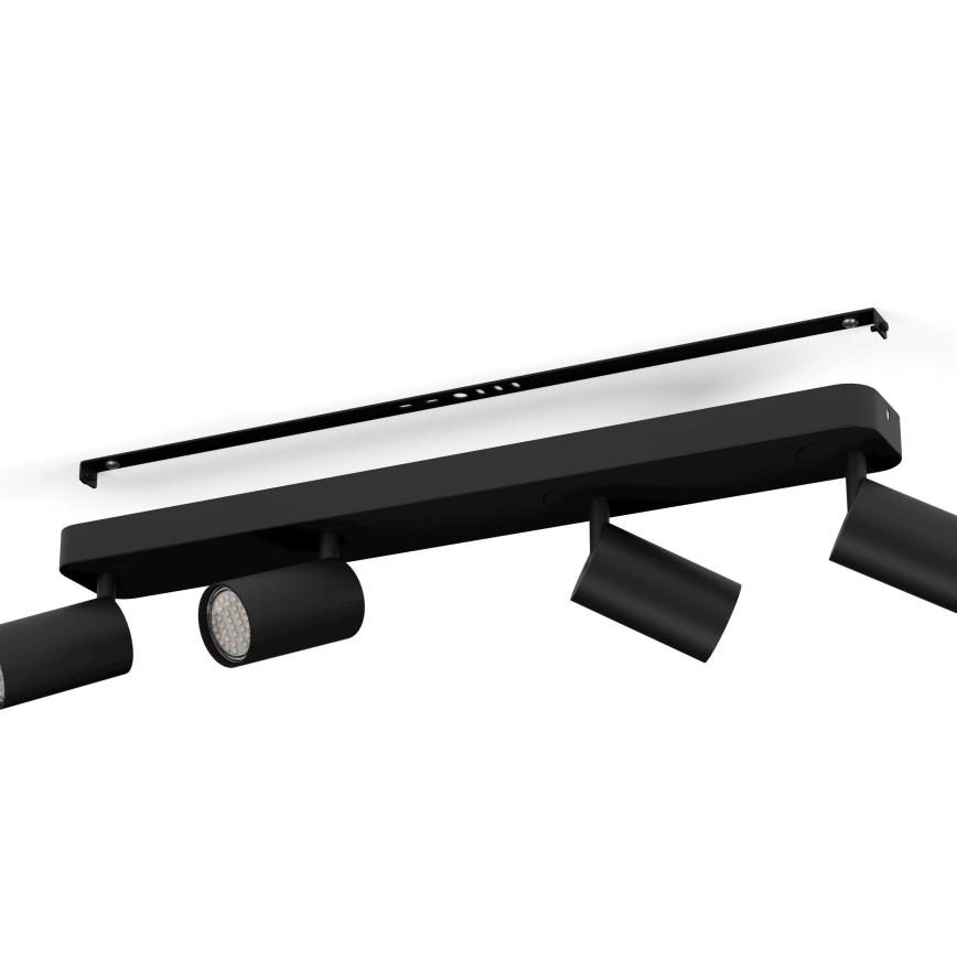 Eglo - LED RGBW Himmennettävä kohdevalo 4xGU10/4,9W/230V musta