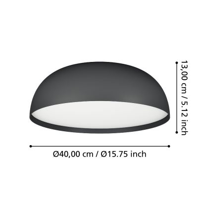 Eglo - LED RGBW himmennettävä kattovalaisin 3xLED/7,5W/230V 2700-6500K halkaisija 40 cm