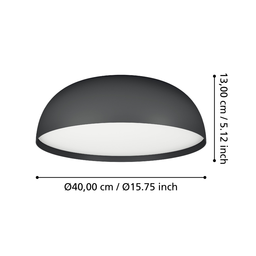 Eglo - LED RGBW himmennettävä kattovalaisin 3xLED/7,5W/230V 2700-6500K halkaisija 40 cm