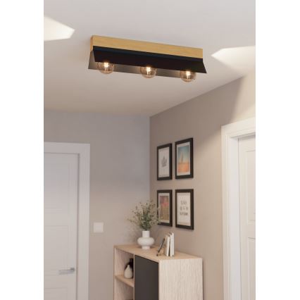 Eglo - Kattovalo 3xE27/40W/230V