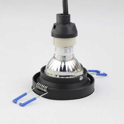 Eglo - Upotettu valo 1xGU10/35W/230V antrasiitti