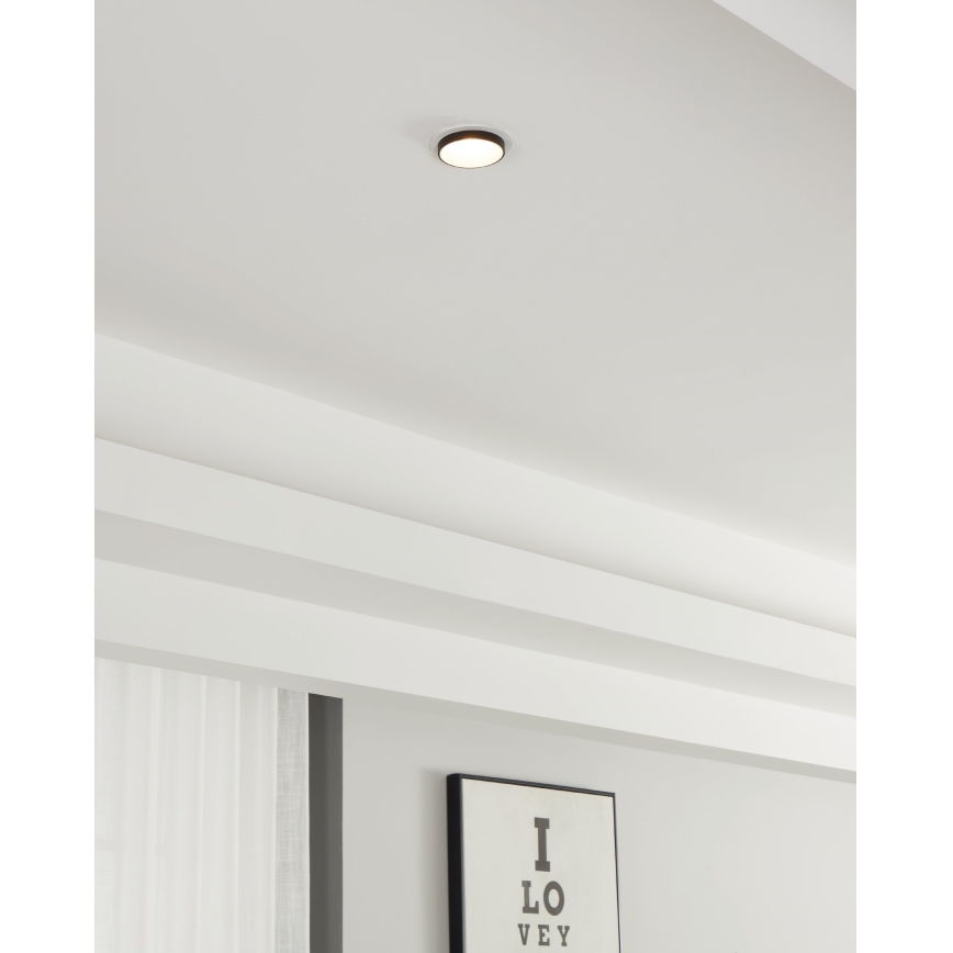 Eglo - Upotettu valo 1xGU10/35W/230V valkoinen