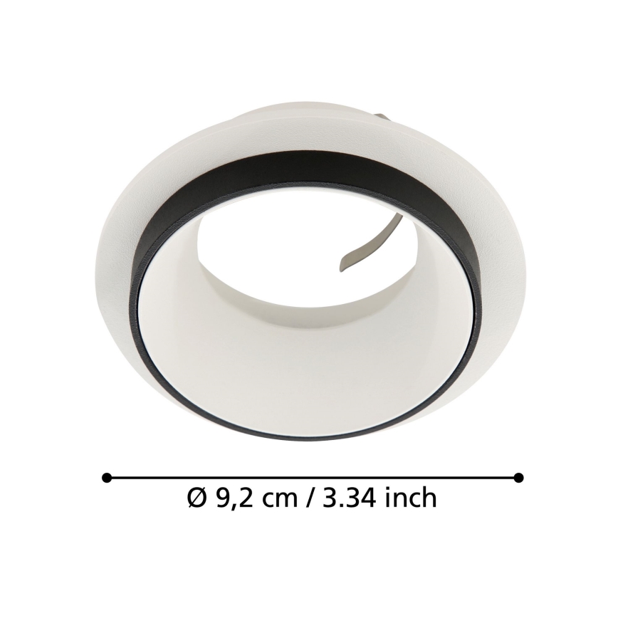 Eglo - Upotettu valo 1xGU10/35W/230V valkoinen