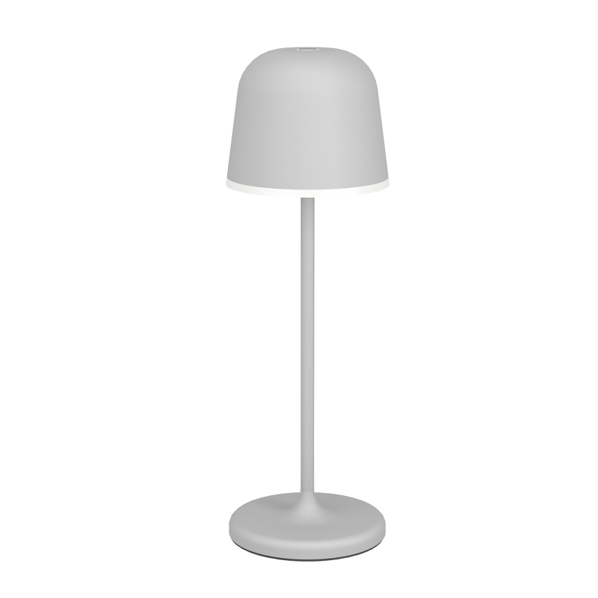 Eglo - LED himmennettävä ulkokäyttöön tarkoitettu ladattava lamppu LED/2,2W/5V 1800 mAh harmaa IP54
