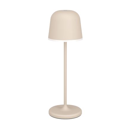 Eglo - LED Himmennettävä ulko ladattava lamppu LED/2,2W/5V 1800 mAh beige IP54