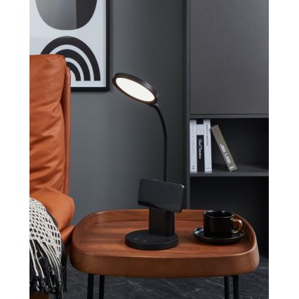 Eglo - LED Himmennettävä pöytävalaisin LED/2,1W/5V 1500 mAh 3000-6500K musta