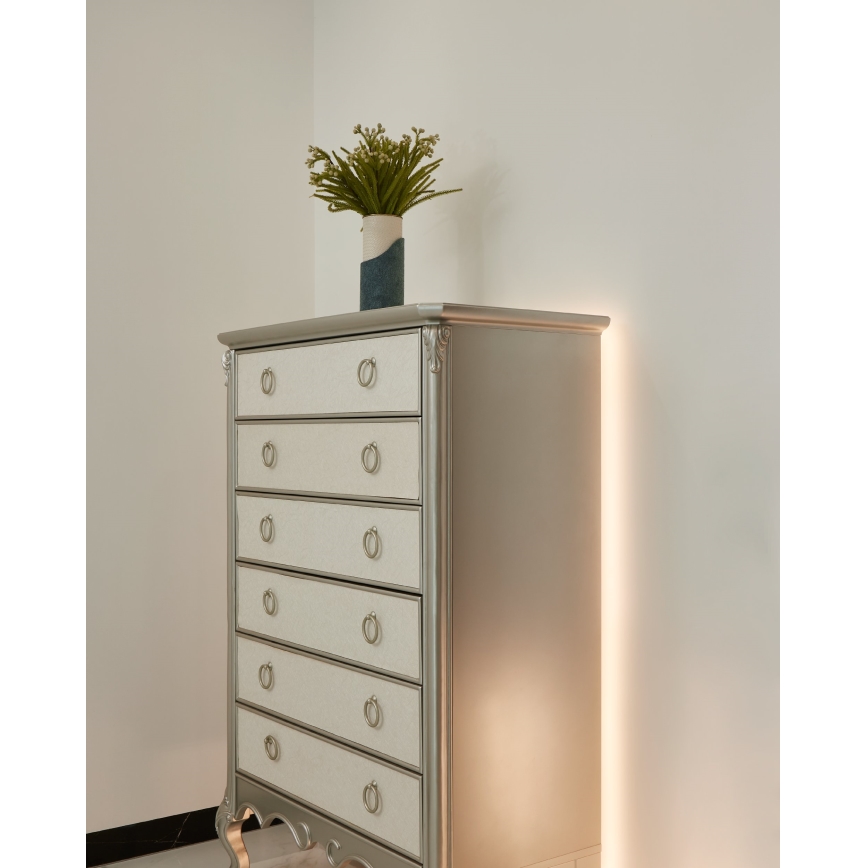 Eglo - Himennettävä LED-nauha 8m COB STRIPE LED/52,8W/24/230V 2700-6500K + kaukosäädin