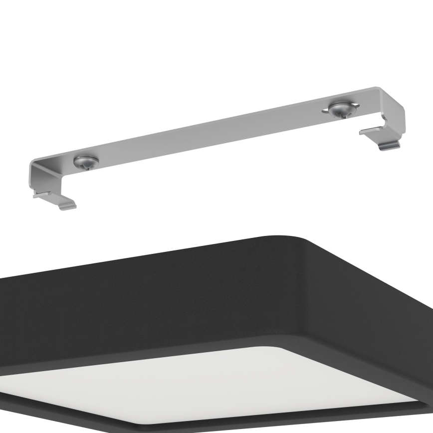 Eglo - himmennettävä LED-kattovalaisin LED/11W/230V musta 16x16 cm