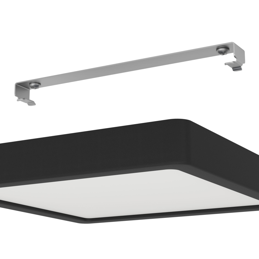 Eglo - himmennettävä LED-kattovalaisin LED/17W/230V musta 21x21 cm
