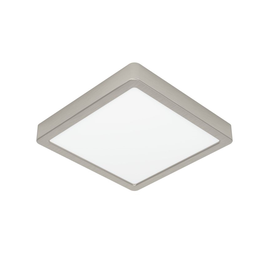 Eglo - LED-himmennettävä kattovalaisin LED/17W/230V mattakromi 21x21 cm