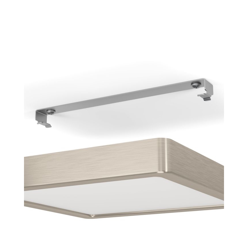 Eglo - LED-himmennettävä kattovalaisin LED/17W/230V mattakromi 21x21 cm