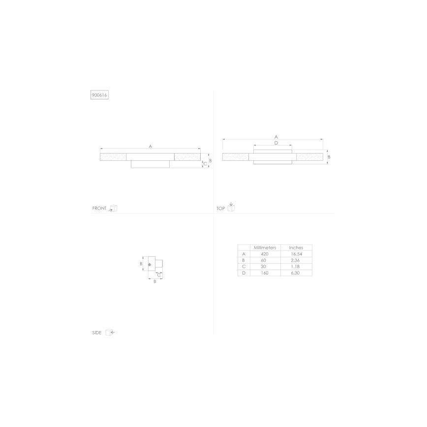 Eglo - LED-peilivalon kylpyhuoneeseen LED/8,9W/230V IP44