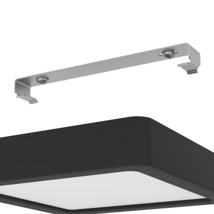 Eglo - LED Kylpyhuoneen kattovalaisin LED/11W/230V IP44 musta 16x16 cm