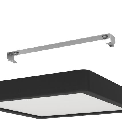 Eglo - LED-kylpyhuoneen kattovalaisin LED/17W/230V IP44 musta 21x21 cm