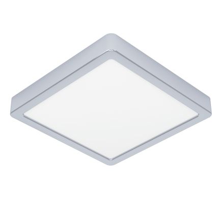 Eglo - LED-kylpyhuoneen kattovalaisin LED/17W/230V IP44 kiiltävä kromi 21x21 cm