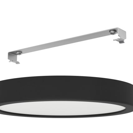 Eglo - LED-kylpyhuoneen kattovalaisin LED/17W/230V musta IP44 halkaisija 21 cm