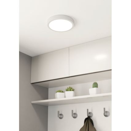 Eglo - LED-kylpyhuoneen kattovalaisin LED/17W/230V valkoinen IP44 Ø 21 cm