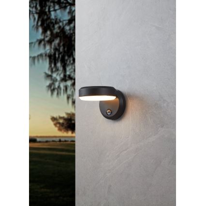 Eglo - LED Ulkovalo anturilla LED/10,8/230V IP44