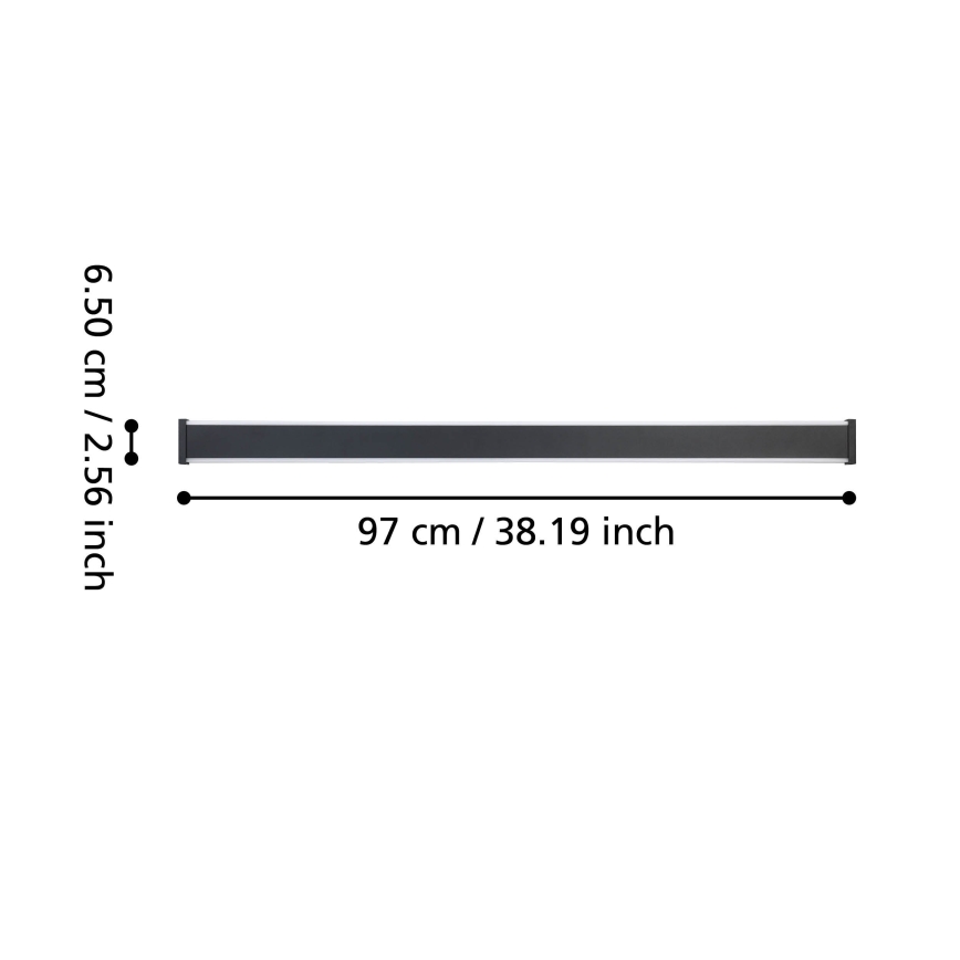 Eglo - LED-ulkoseinävalaisin 2xLED/11W/230V 3000K IP55