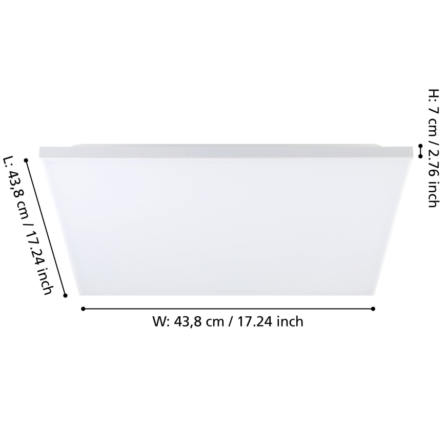 Eglo - LED-kattovalaisin LED/21W/230V