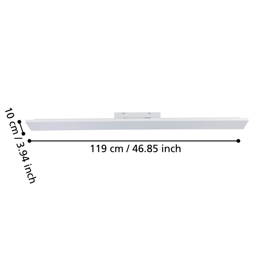 Eglo 900708 - LED-kattovalaisin TURCONA-B LED/21W/230V 3000K 118,7 cm