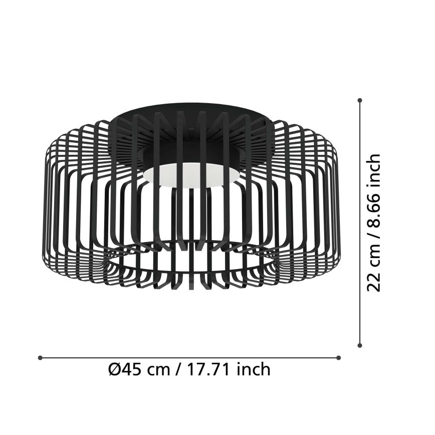 Eglo - LED RGBW Himmennettävä kattovalo LED/22W/230V 2700-6500K