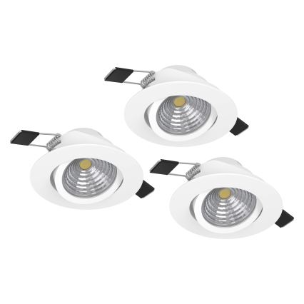 Eglo - SETTI 3xLED Himmennysvalo 3xLED/6W/230V valkoinen